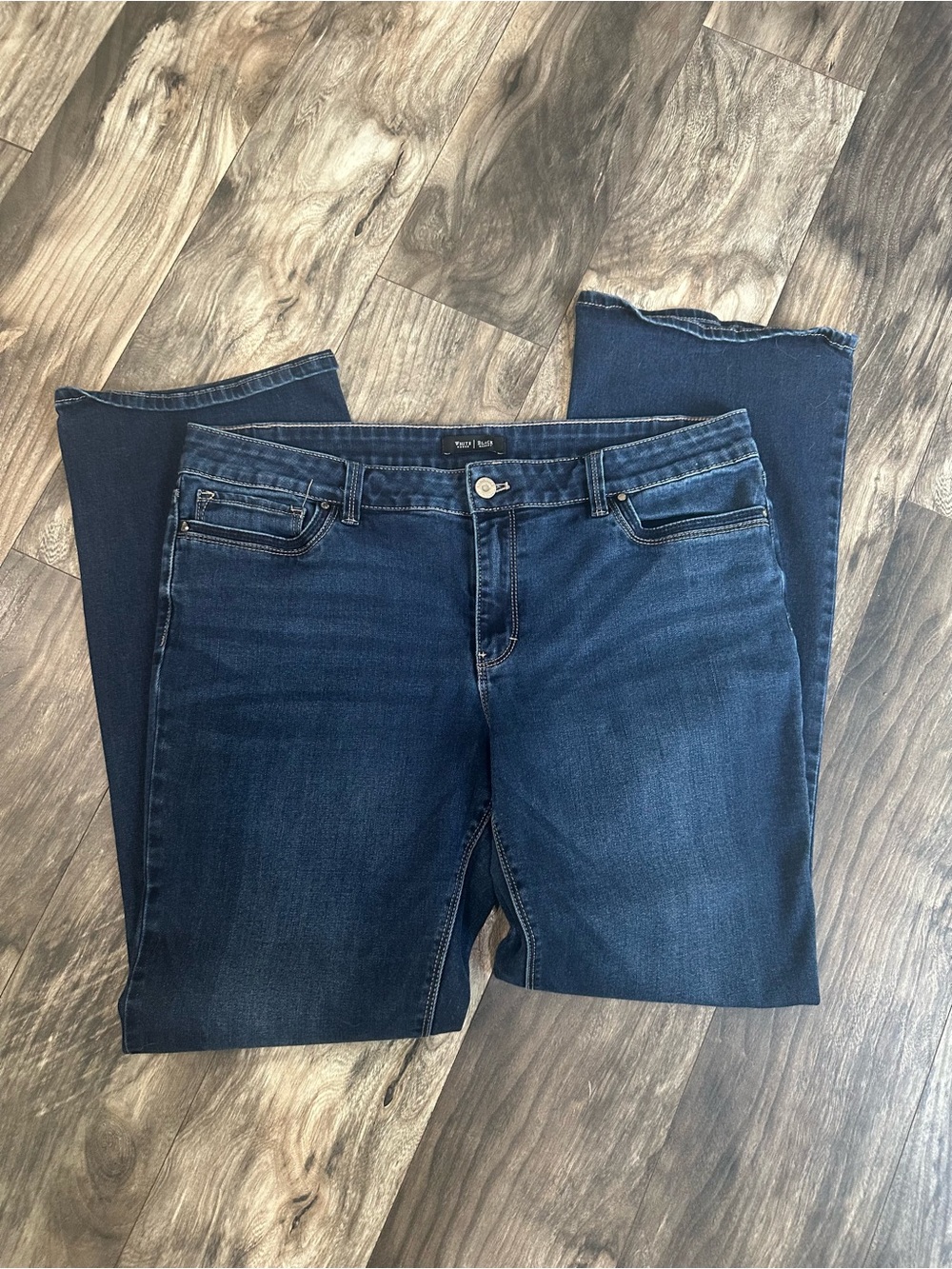 WHBM Dark Blue Boot Leg Jeans